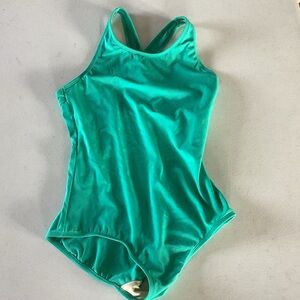 Lands' End GirlsTeal One-Piece Swimsuit
